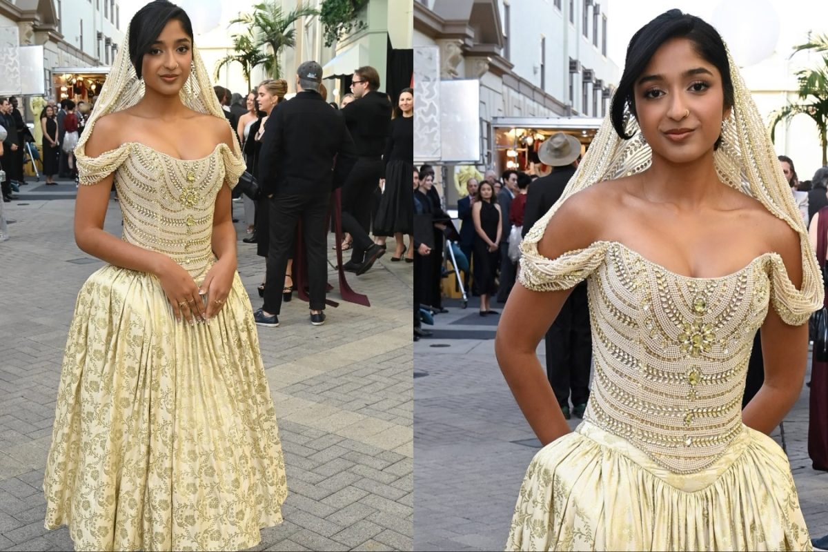 Maitreyi Ramakrishnan’s Gold Manish Malhotra Look Fuses Heritage And High Fashion