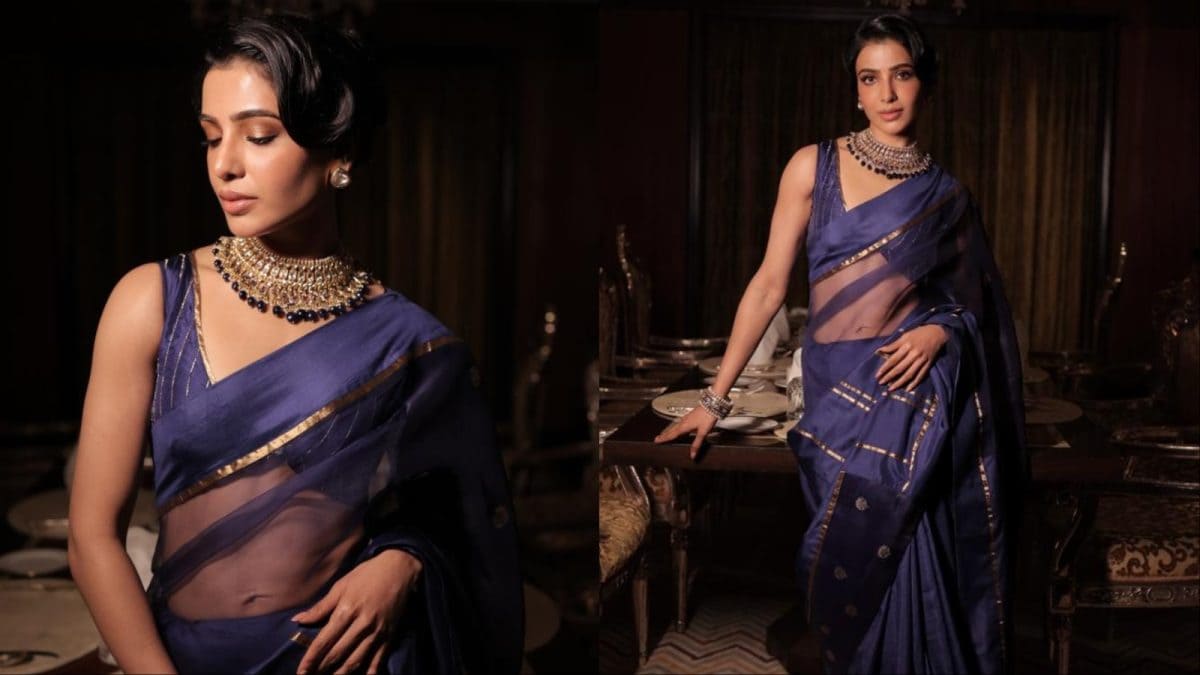 Samantha Ruth Prabhu Marries Silk, Organza And Jacquard In Eka’s Patchwork Saree Samantha Ruth Prabhu Marries Silk, Organza And Jacquard In Eka’s Patchwork Saree