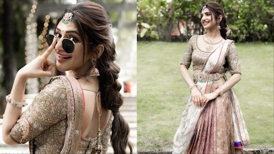 Sreeleela's Kanjeevaram Half Saree Look Is The Perfect Inspiration For The  Wedding Season | Fashion News - News18