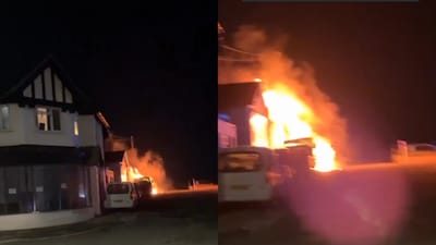 The police are investigating the arson as a suspected hate crime (X)