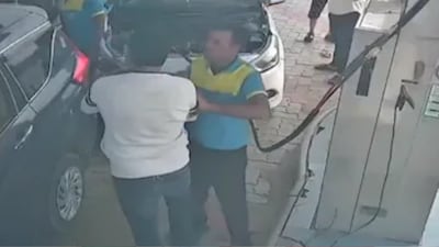 The altercation occurred at a petrol pump near Jaswantpura in Bhilwara district.