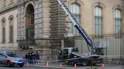 The company shared an image of the aftermath of the heist.