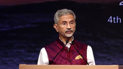 EAM Jaishankar speaking at the Kautilya Economic Conclave (KEC 2025). (PTI)