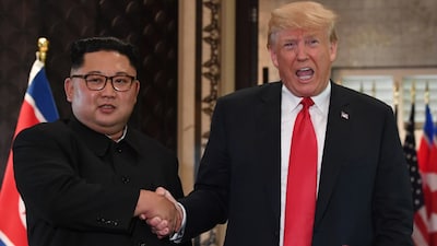 US President Donald Trump may meet Kim Jong Un during his Asia visit. (File)