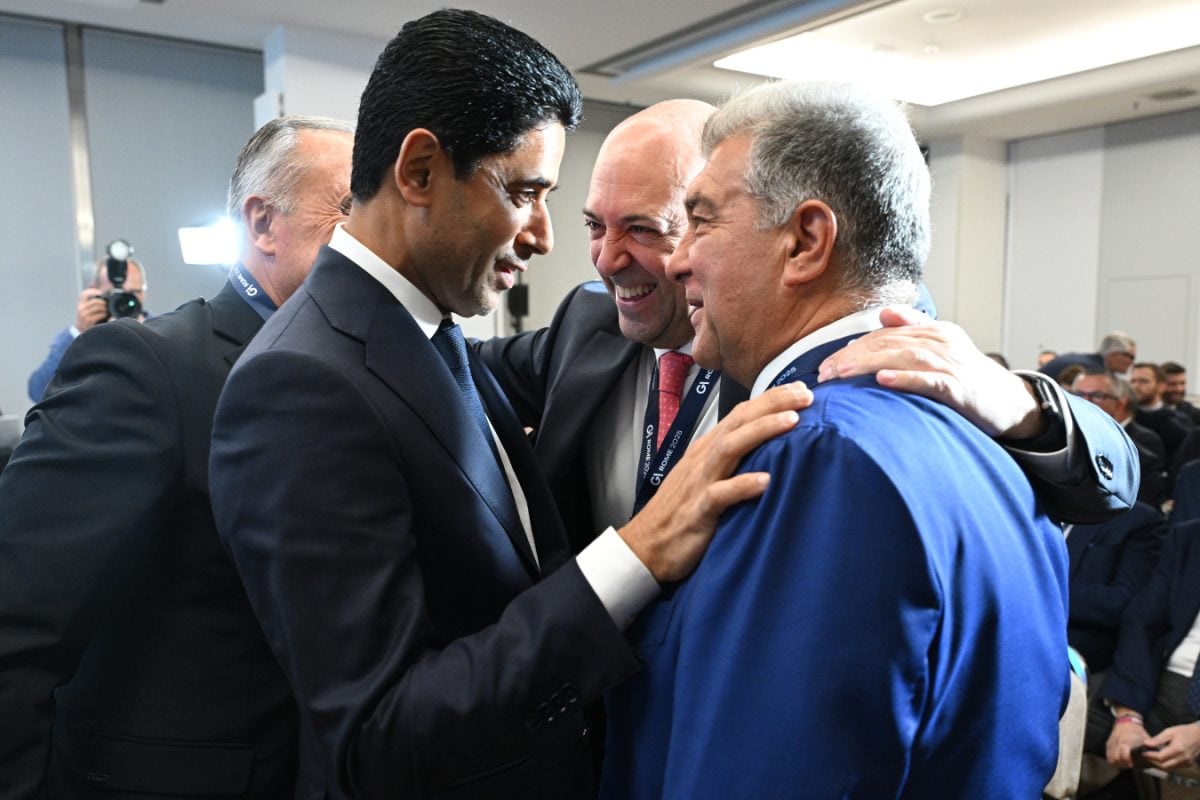 Is This The Death Of The European Super League? Barcelona's Laporta Embraces PSG's Al-Khelaifi; Set To Rejoin EFC