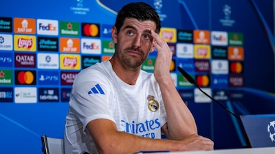 Real Madrid's Thibaut Courtois (X)