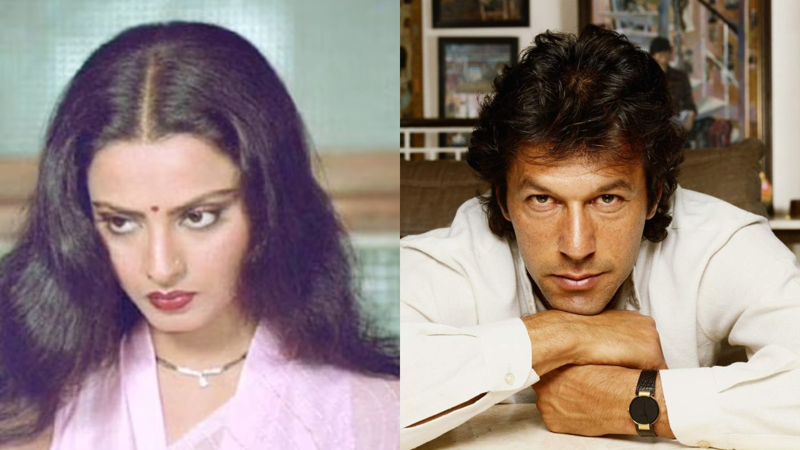 Rekha and Imran Khan were first linked together during the 1980s. The two were often spotted together at events and that’s how the chatter of their love story began. Rekha and Imran Khan were first linked together during the 1980s. The two were often spotted together at events and that’s how the chatter of their love story began.