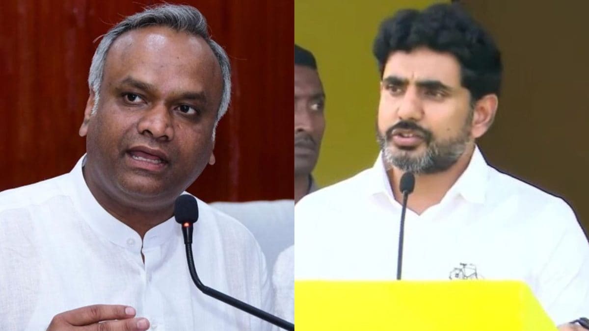 <div>Nara Lokesh Invites Bengaluru-Based Firms To Andhra, Priyanka Kharge Slams 'Desperate Scavenging'</div>