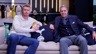 Tottenham re-appoint Fabio Paratici (right) as Sporting Director alongside Johan Lange (left) following the conclusion of his ban. (X)
