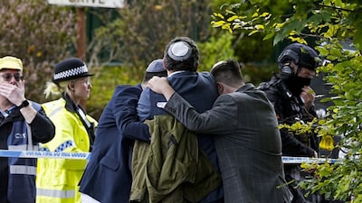The UK reported 3,528 anti-semitism incidents in 2024—a 147% jump from 2022 and the second-highest annual tally ever. From January to June 2025, 1,521 acts were logged. (Getty Images)