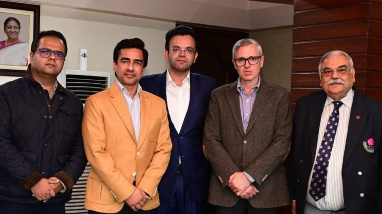 Rohan Jaitley, Mithun Manhas Discuss Cricket Development With J&K CM Omar Abdullah