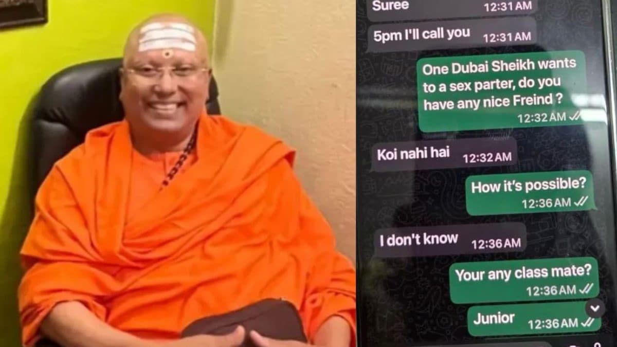 <div>'Dubai Sheikh Wants Sex Partner': Delhi Baba's Obscene WhatsApp Chats With Students Leaked</div>