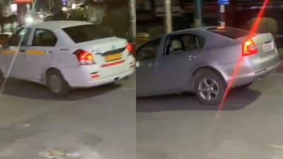 Video shows several cars stopping abruptly after hitting the speed breaker. (Photo Credit: X)