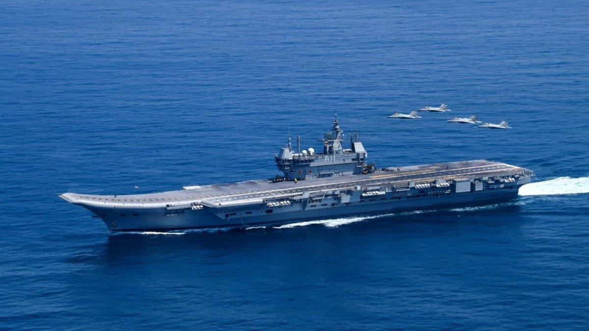 <div>Maritime Boost: Led By INS Vikrant, Indian Navy Joins UK For 'Exercise Konkan' In Indian Ocean</div>