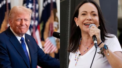  Venezuela's opposition leader Maria Corina Machado expressed willingness to share her Nobel Peace Prize with Trump. (Photo Credit: X)