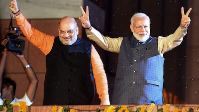 PM Modi Extends Birthday Wishes To Home Minister Amit Shah (File/PTI)