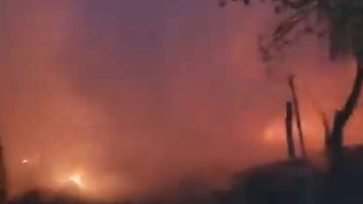 Fire Erupts in Rani Garden Slums; Cause Unknown, No Casualties Reported