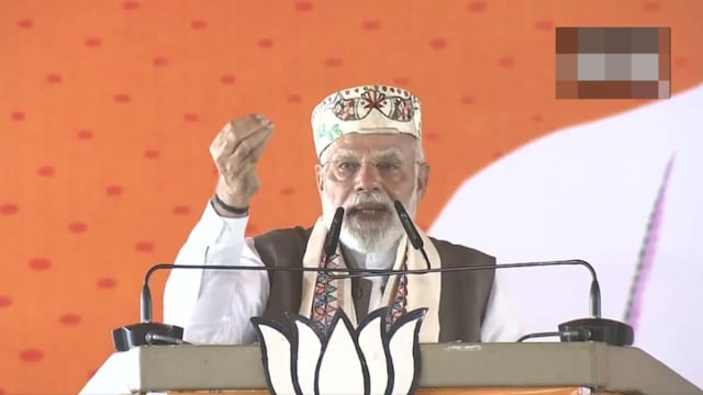 PM Narendra Modi in Samastipur, Bihar. (ANI)