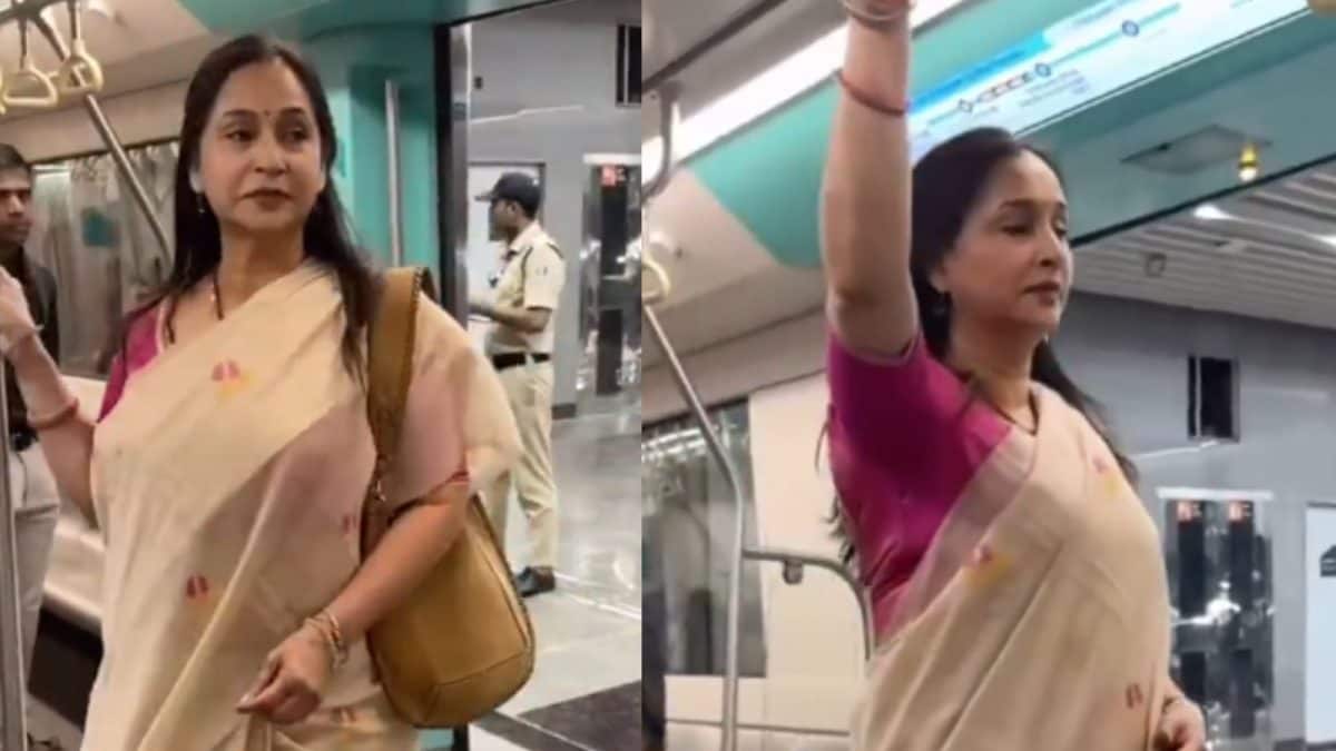 Marathi Actress Ashvini Bhave's Mumbai Metro Ride Sparks Debate