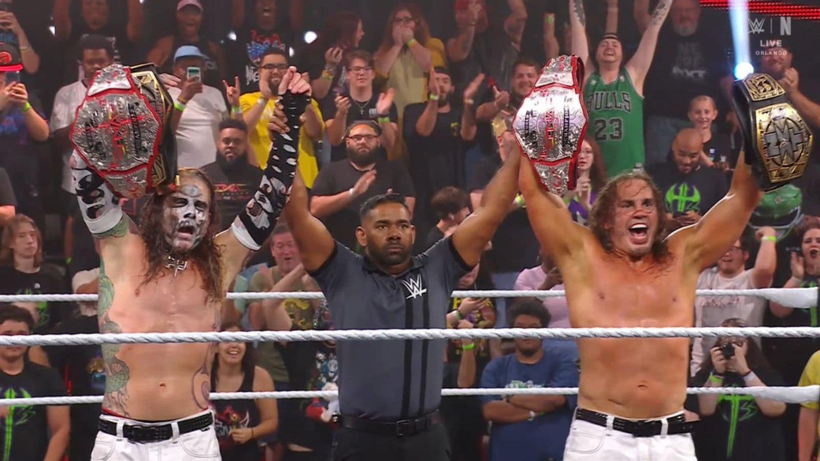 Hardy Boyz Make History! TNA & NXT Tag Titles Unified in October 7