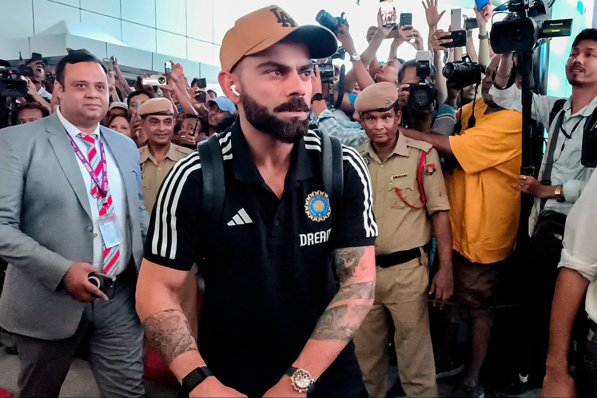 King Kohli is back! India superstar lands in Delhi