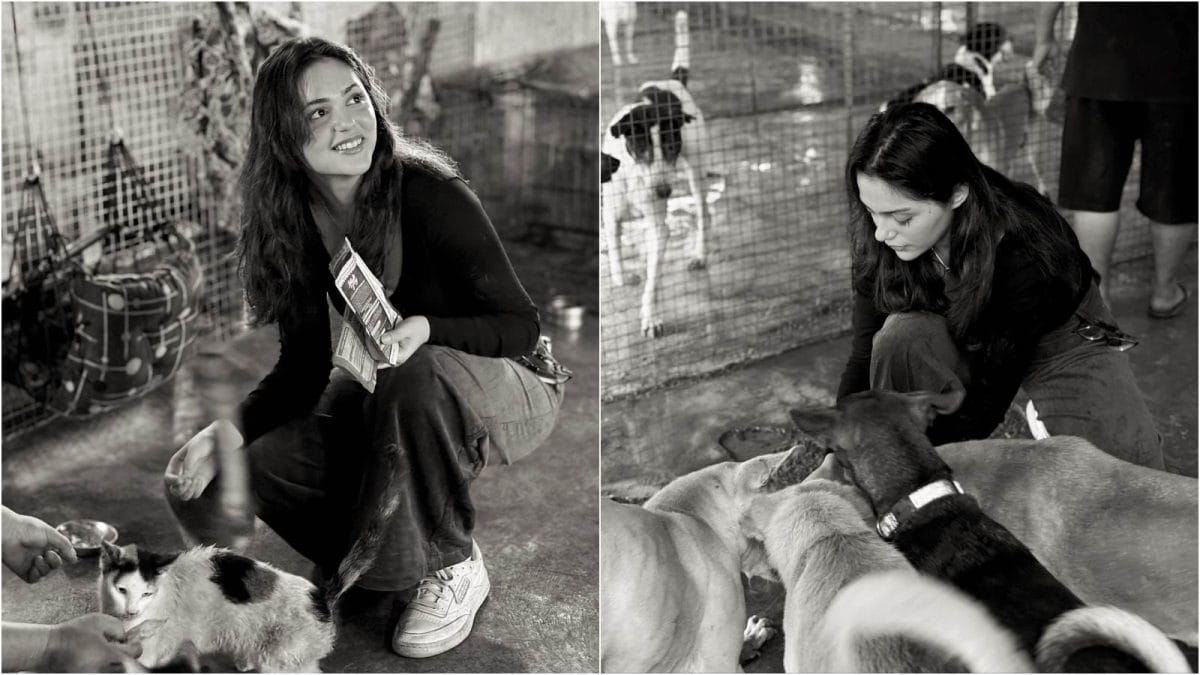 Actress Aneet Padda Visits Animal Shelter, Promotes Welfare