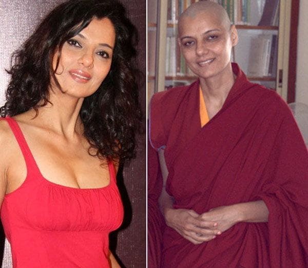 Barkha Madan, who made her Bollywood debut in the Akshay Kumar-starrer Khiladiyon Ka Khiladi, has welcomed Buddhism and adopted the name Gyalten Samten. A strict follower of the Dalai Lama, she made the spiritual transformation in her life in 2012. Barkha keeps her head shaved. Barkha Madan, who made her Bollywood debut in the Akshay Kumar-starrer Khiladiyon Ka Khiladi, has welcomed Buddhism and adopted the name Gyalten Samten. A strict follower of the Dalai Lama, she made the spiritual transformation in her life in 2012. Barkha keeps her head shaved.