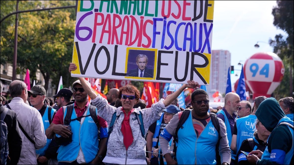 New Round Of Protests Paralyse France Amid Turmoil Over Spending Cuts; Eiffel Tower Shut