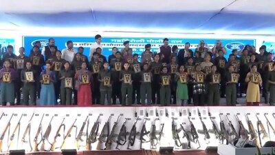 Naxal Leader Bhupati, 60 Associates Lay Down Arms