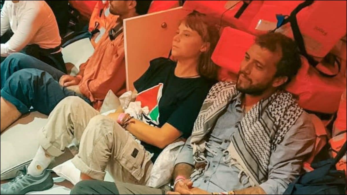 Israel Releases Pictures Of Greta Thunberg, Other Passengers Of Gaza-Bound Flotilla