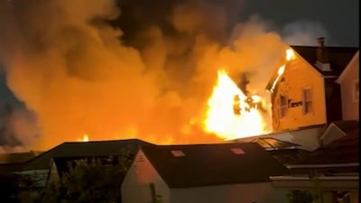 According to the New York City Fire Department, the fire started at around 2.20 am on Lincoln Street. (Image via X/@ushrit2020)