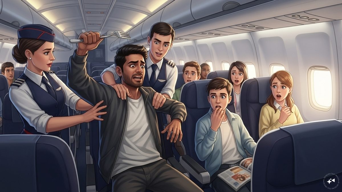 Indian Student Stabs Teens With Fork, Slaps Female Flyer Aboard Germany-Bound Flight