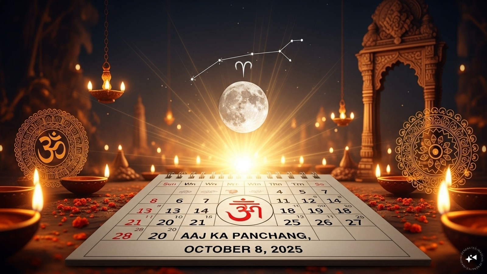 Hoje é Dia de Sorte? Descubra o Panchang de 8 de Outubro de 2025!