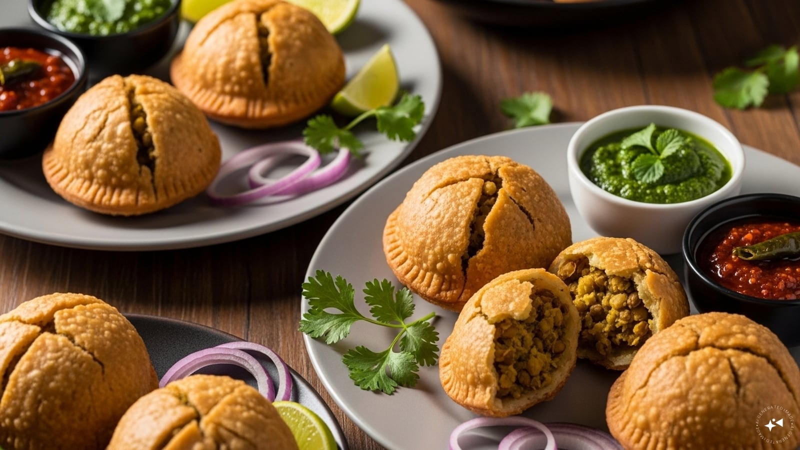 Dal Kachori: Use thick leftover dal as a stuffing for crispy, flaky kachoris — perfect for tea time! (AI generated image) Dal Kachori: Use thick leftover dal as a stuffing for crispy, flaky kachoris — perfect for tea time! (AI generated image)