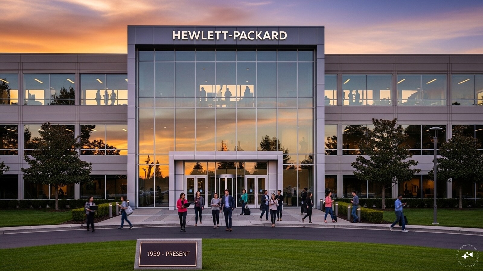 Hewlett-Packard (2012-2015): HP downsized by 55,000 employees due to declining PC sales and a corporate split into HP Inc. and Hewlett Packard Enterprise. Hewlett-Packard (2012-2015): HP downsized by 55,000 employees due to declining PC sales and a corporate split into HP Inc. and Hewlett Packard Enterprise.