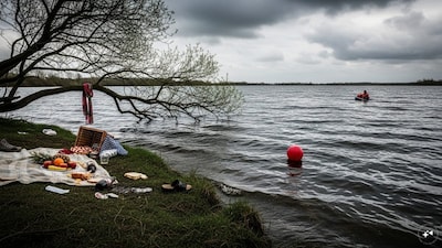 Two bodies have been recovered so far. (AI-generated image)