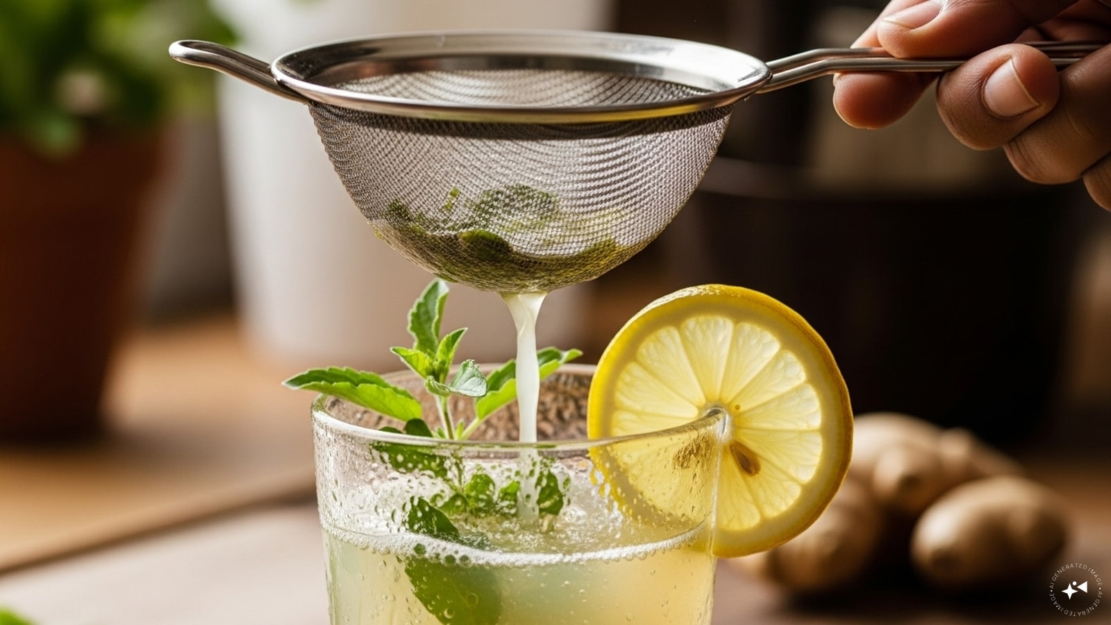 Strain and serve lukewarm to soothe throat and boost immunity. Strain and serve lukewarm to soothe throat and boost immunity.