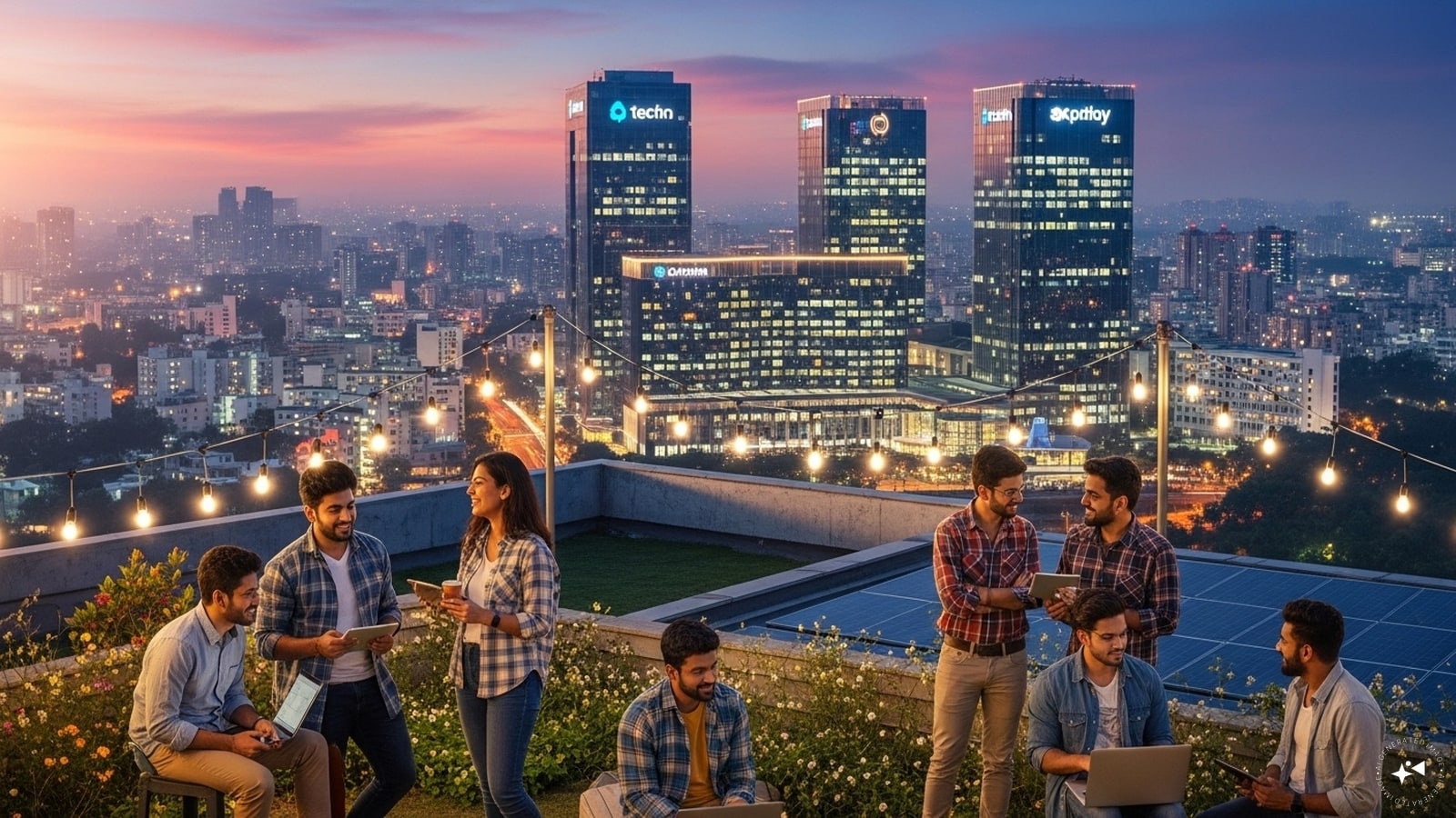 Karnataka: Tech-driven economy and flexible work culture in Bengaluru.