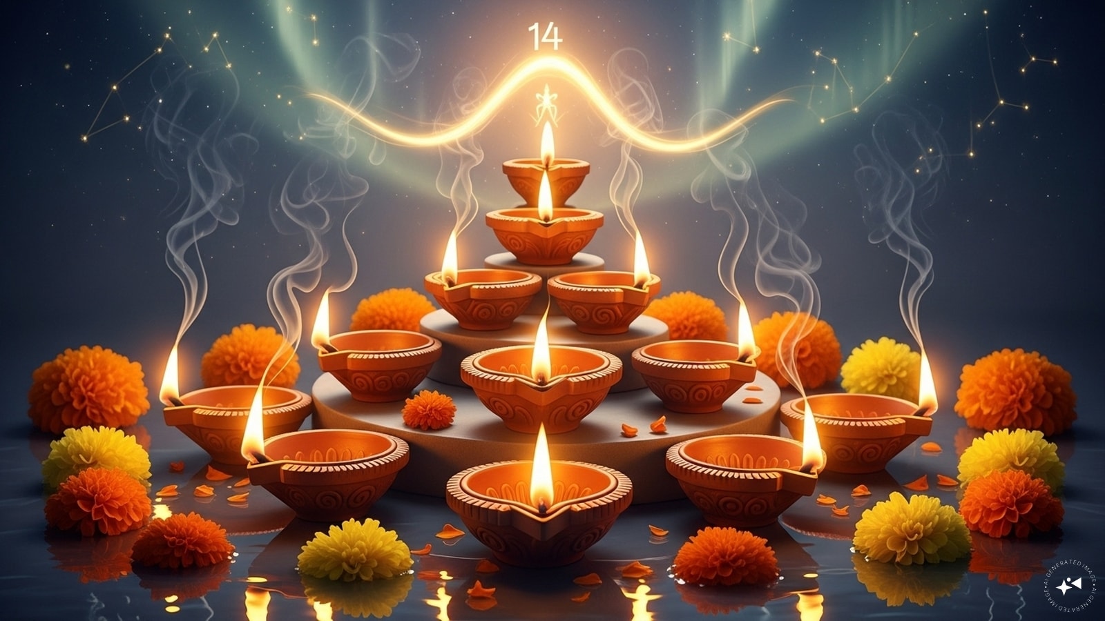 Why Do We Light 14 Diyas on Choti Diwali? Why Do We Light 14 Diyas on Choti Diwali?