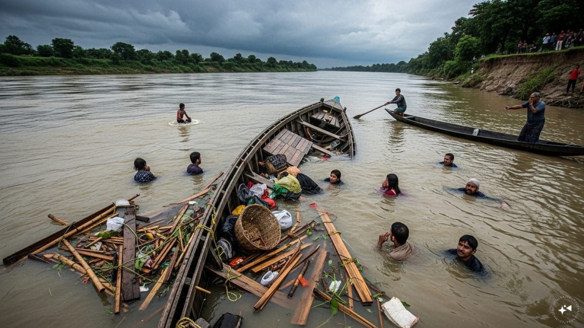 Boat Capsizes In UP’s Bahraich; 1 Dead, 8 Missing, 13 Injured