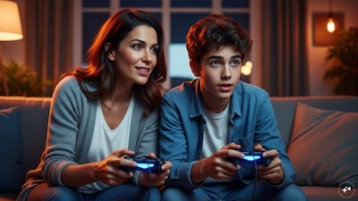 The Florida nurse and step-son played video games and watched movies together. (AI-generated image) 
