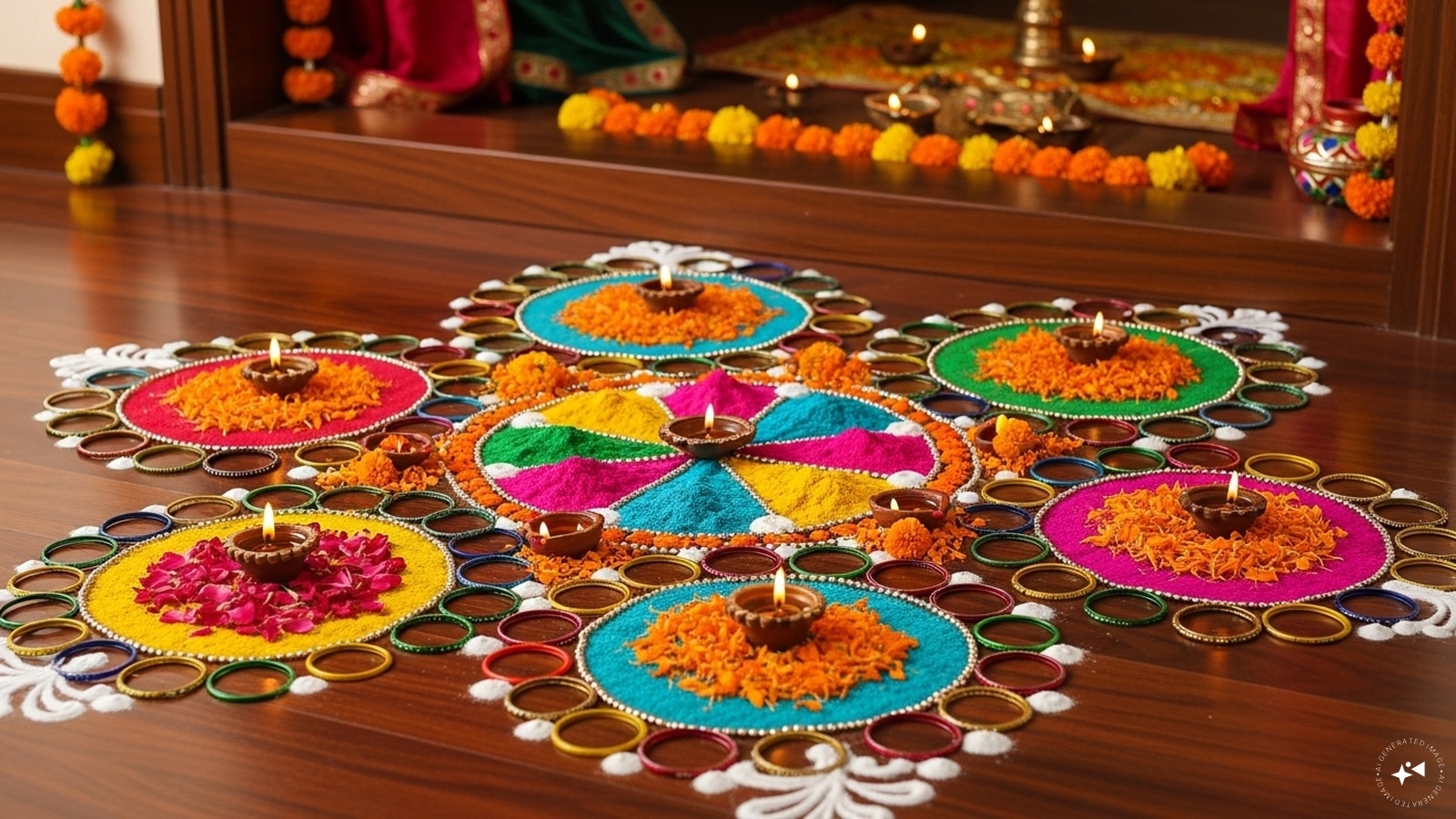Daod Rangoli Diwali 2025: 10 Last Minute Rangoli Design Ideas