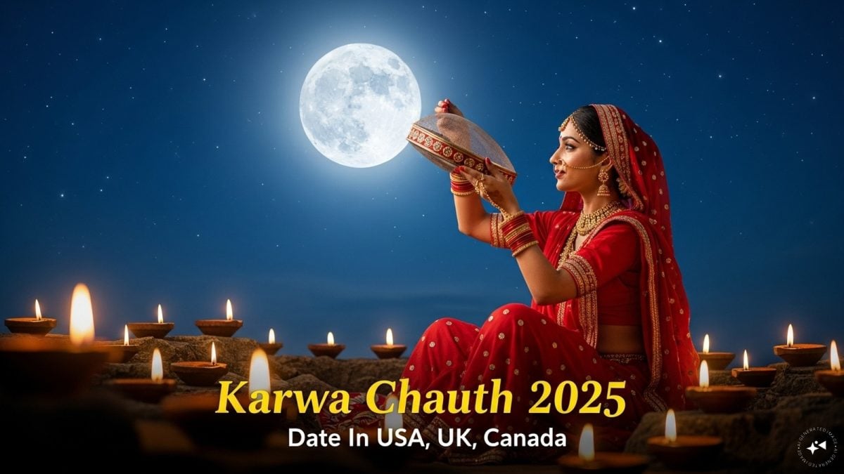 Karwa Chauth 2025: Date, Moonrise Time, Muhurat In USA, UK And Canada