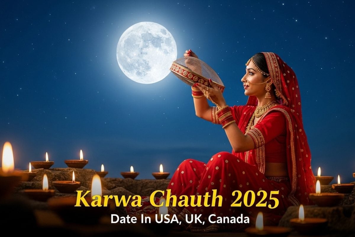 Karwa Chauth 2025: Date, Moonrise Time, Muhurat In USA, UK And Canada