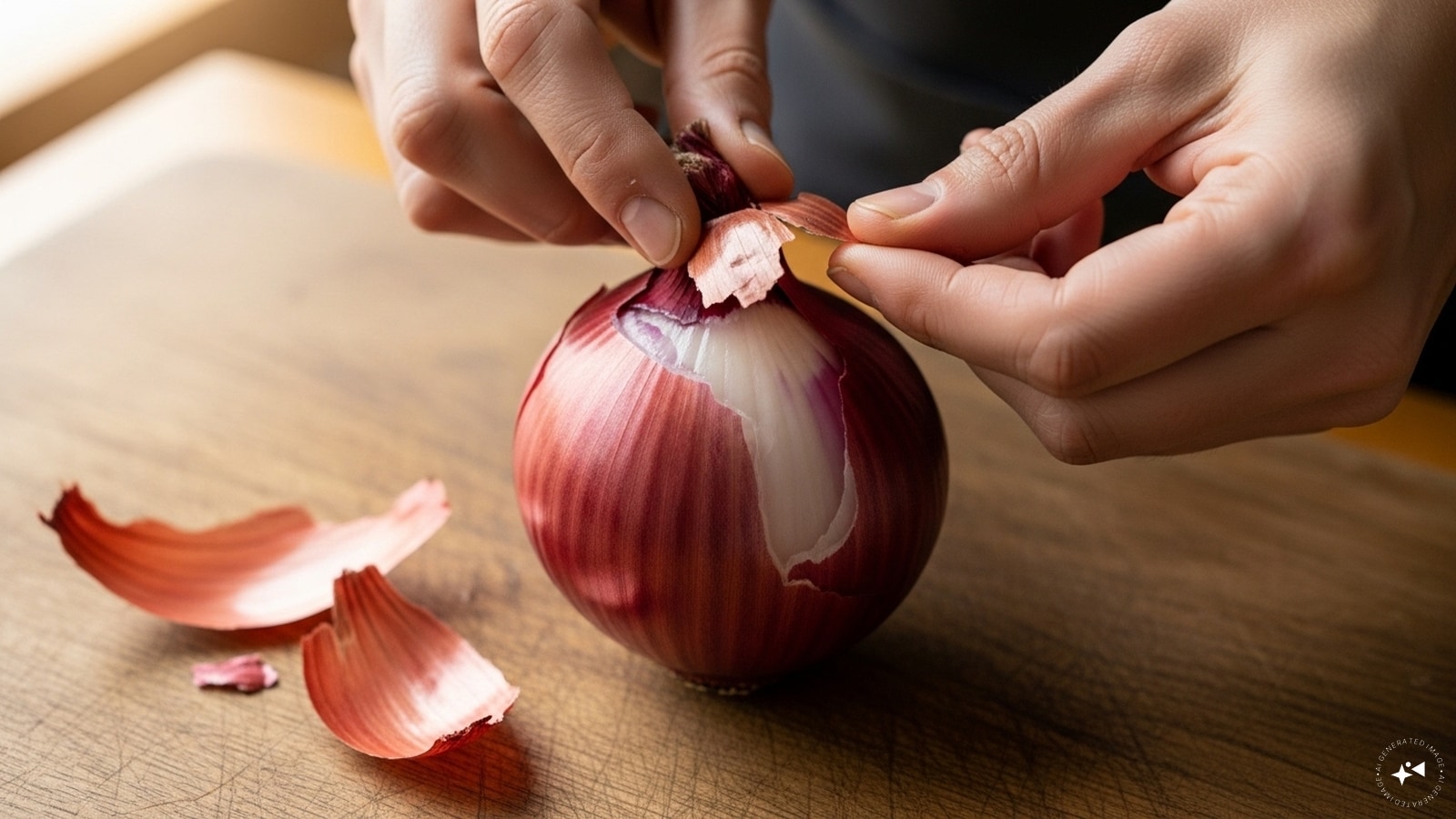 Remove the top layer of peel: Peeling off the onion’s outermost layer reduces sulfur content, lowering the risk of eye irritation. Remove the top layer of peel: Peeling off the onion’s outermost layer reduces sulfur content, lowering the risk of eye irritation.