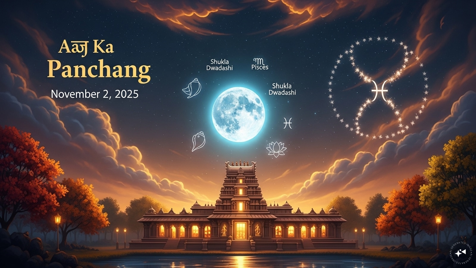 Aaj Ka Panchang, November 2, 2025: Tithi, Vrat, Shubh Muhurat & Rahu Kaal Today