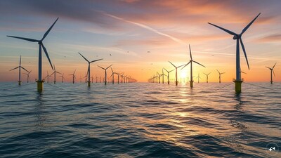The target is to assess the potential, challenges and economic viability of floating offshore windmills in India. (AI generated image)
