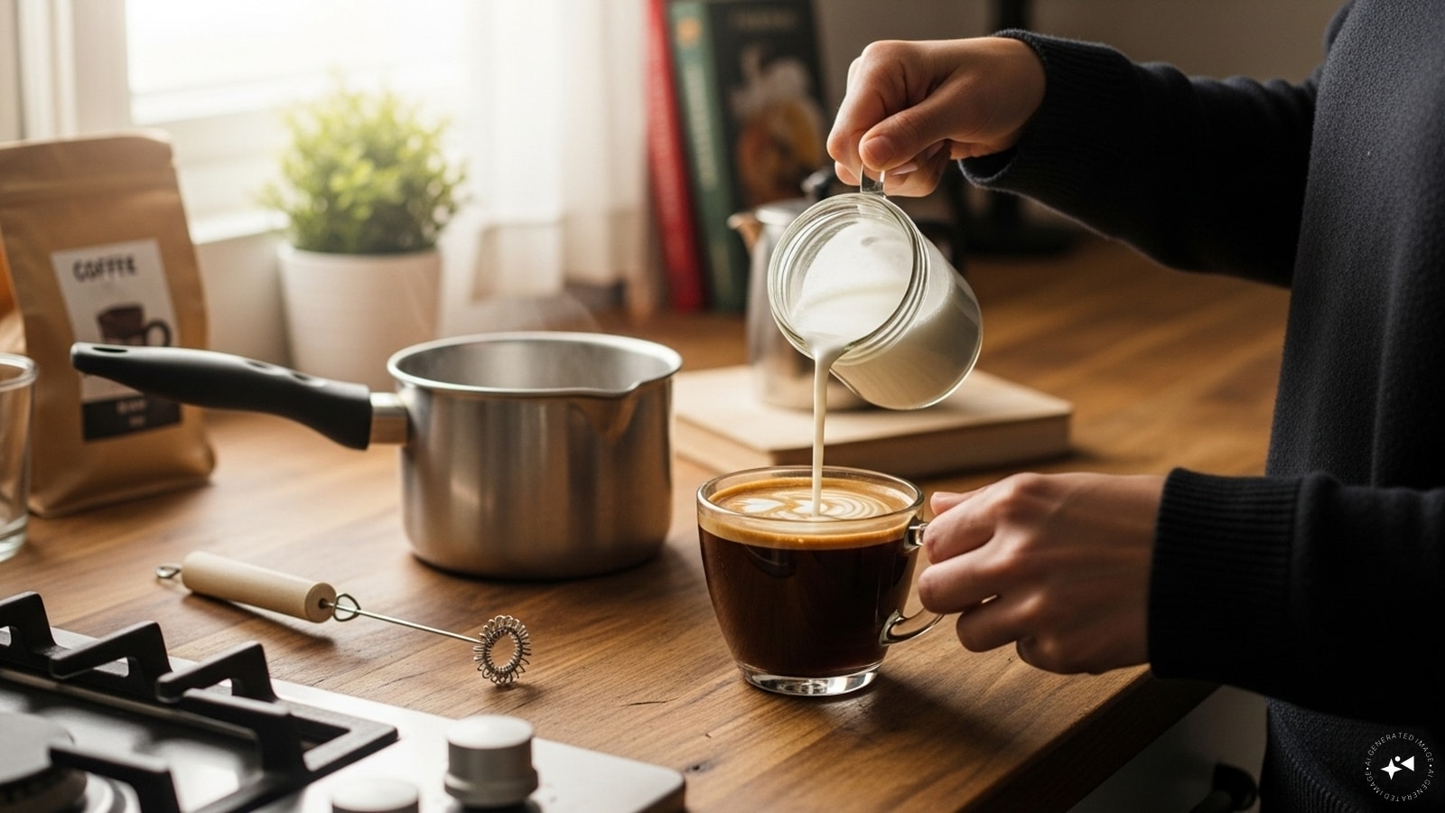 Whip Up Cafe-Style Frothy Coffee At Home, No Blender Needed! Whip Up Cafe-Style Frothy Coffee At Home, No Blender Needed!