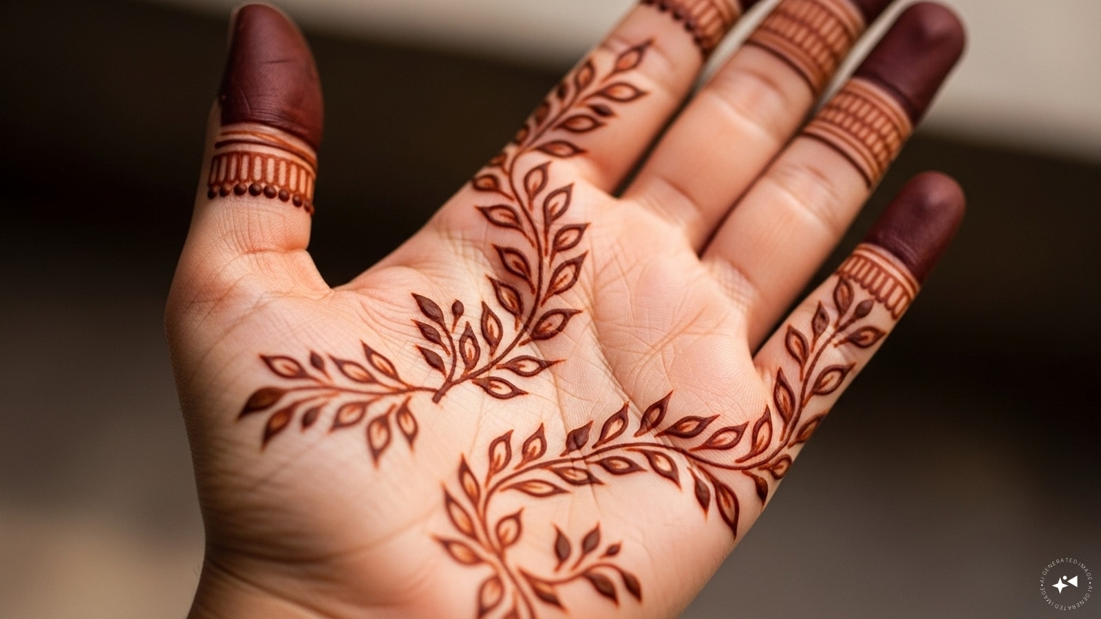 Delicate Leafy Vines: Thin vines with tiny leaves wrapping around fingers or wrists. Simple yet graceful.