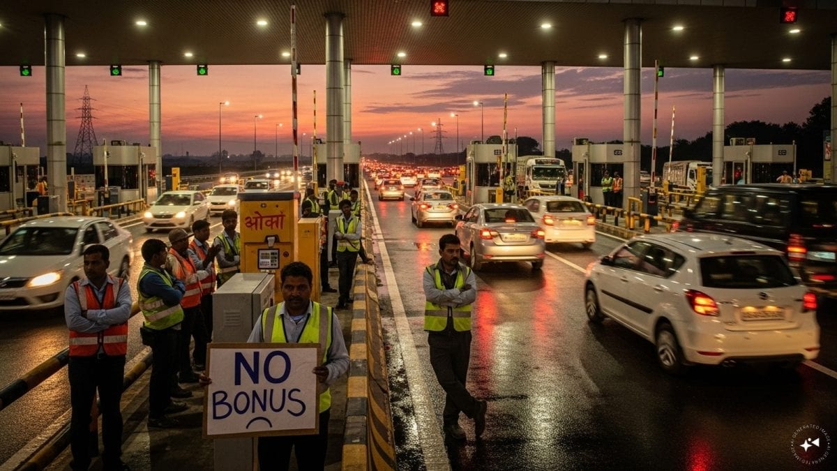 Unhappy Over Diwali Bonus, Agra–Lucknow Expressway Toll Workers Let Cars Go Free For 10 Hours